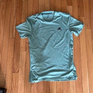 Adidas Mens Mint green Dri-fit workout shirt